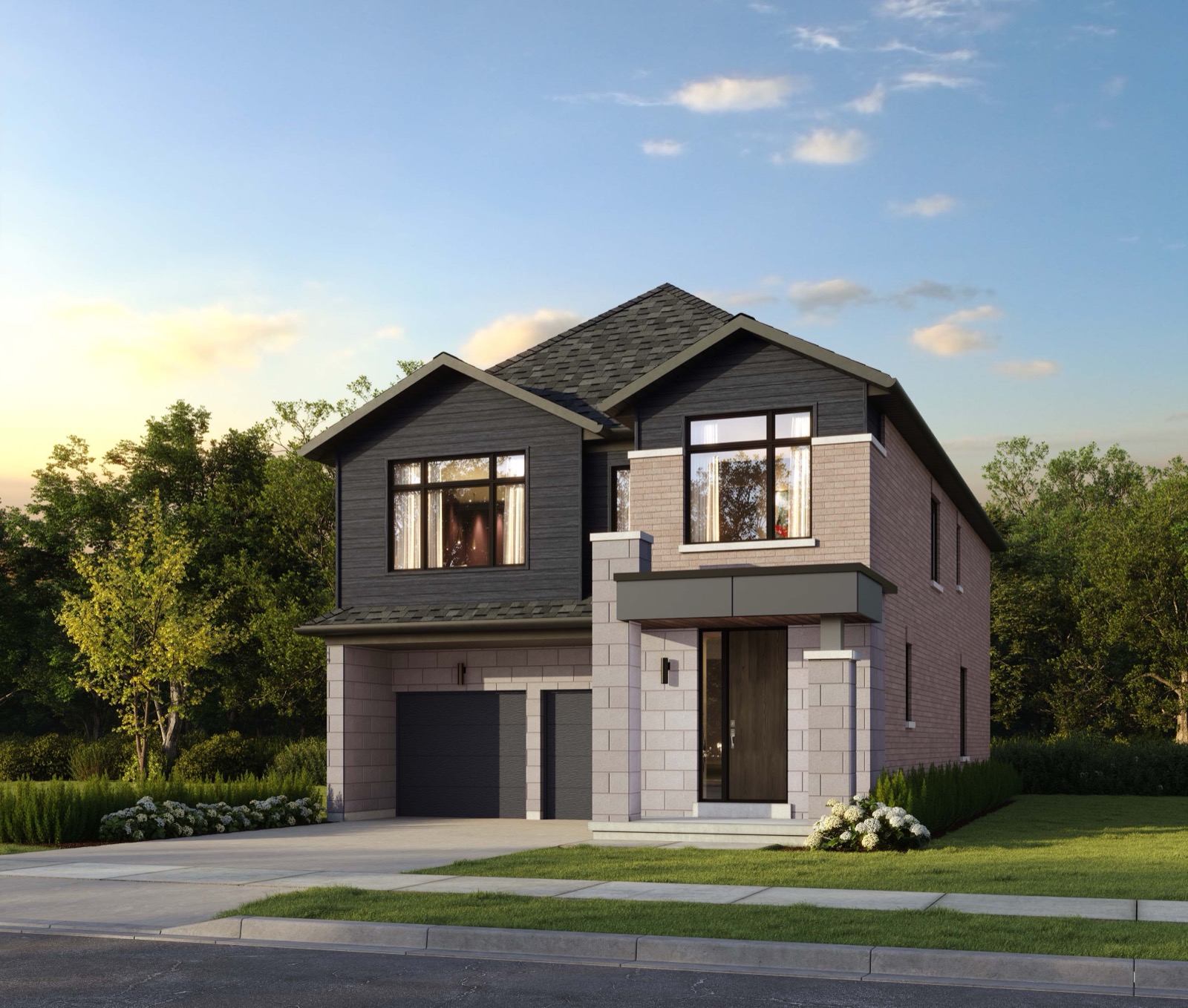 Official Wildfield Village single detached home exterior rendering