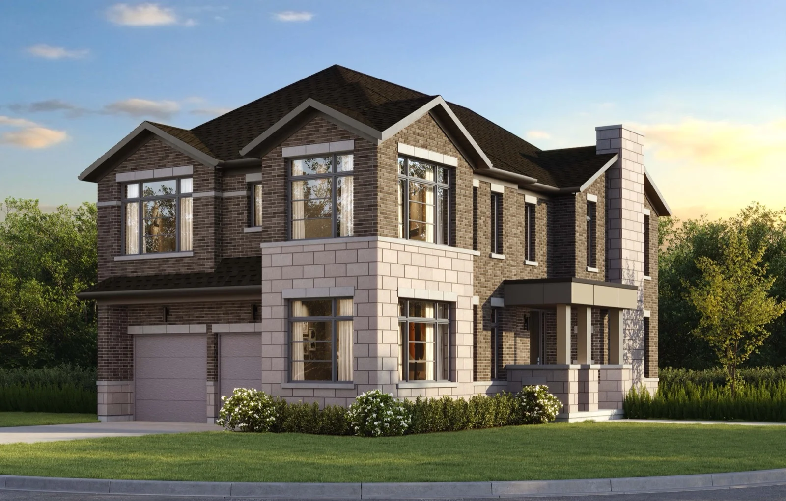 Belfountain 32-04 detached home rendering at Wildfield Village Caledon