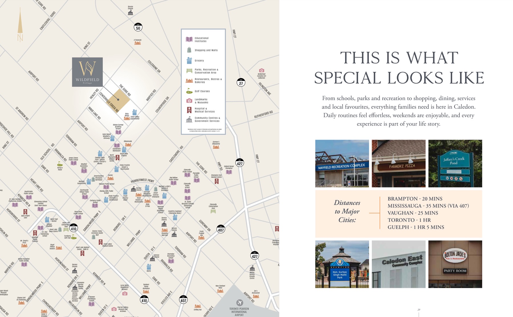 Official Wildfield Village neighbourhood and amenities map